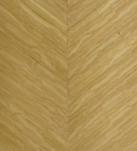 Chevron Marquetry in Flak-Cut White Oak