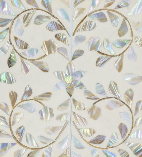 Mother of Pearl and Bone Inlay